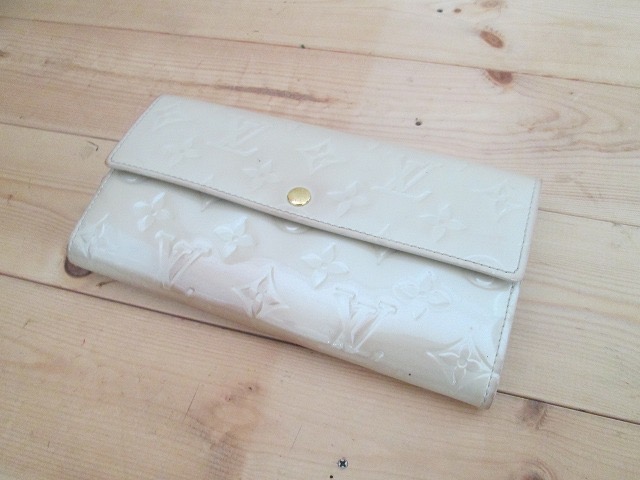 LOUIS VUITTON ポルトフォイユサラ 長財布 カラーチェンジ エナメル加工施工