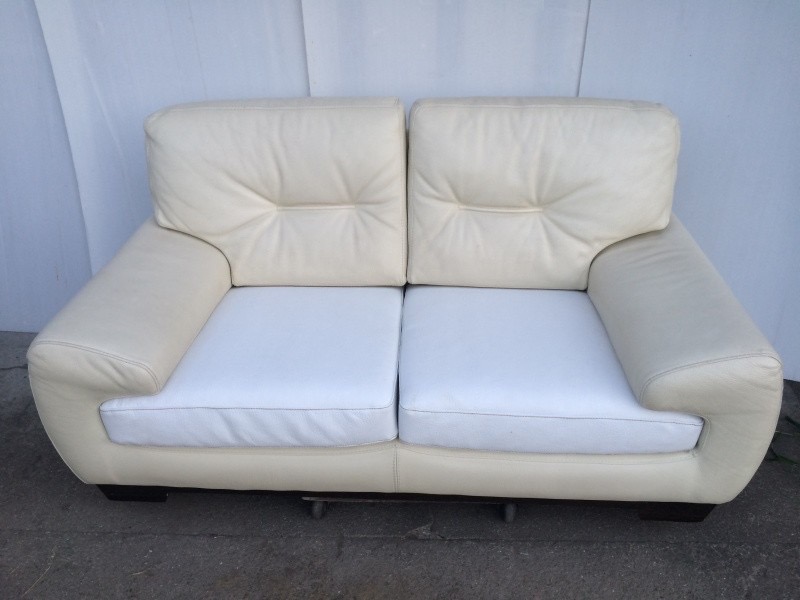 2人掛けソファ 染め直し カラーチェンジ施工